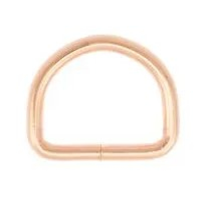 D-ring 20 mm rose gold